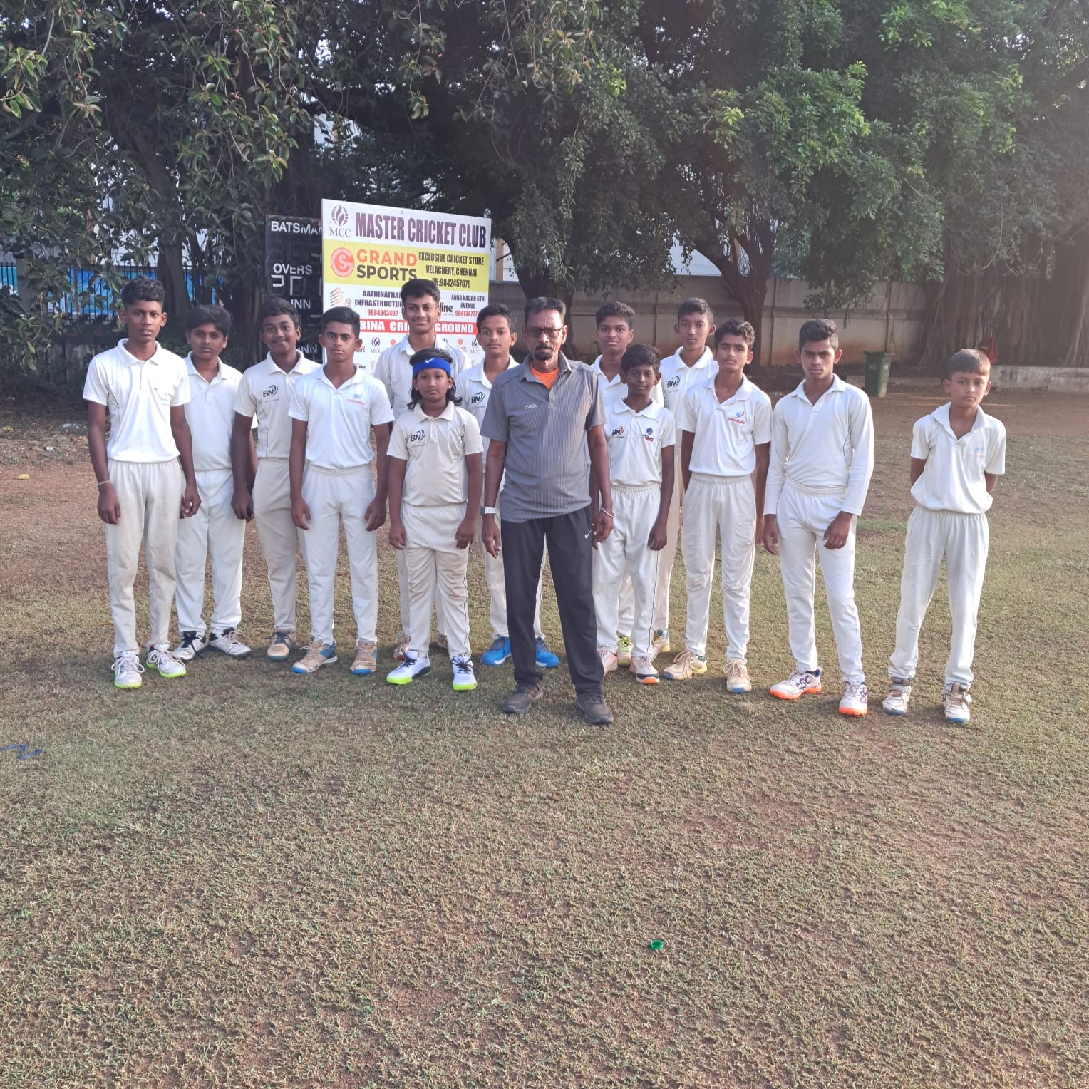 BN Cricket Academy Chennai - Practice Session