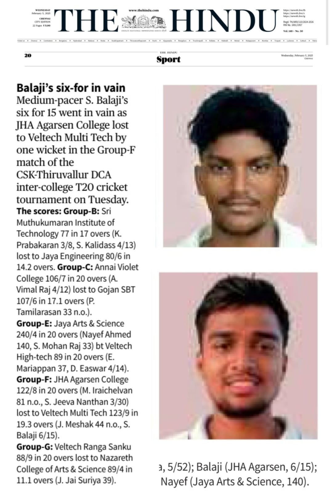 BN Cricket Academy Chennai - Practice Session