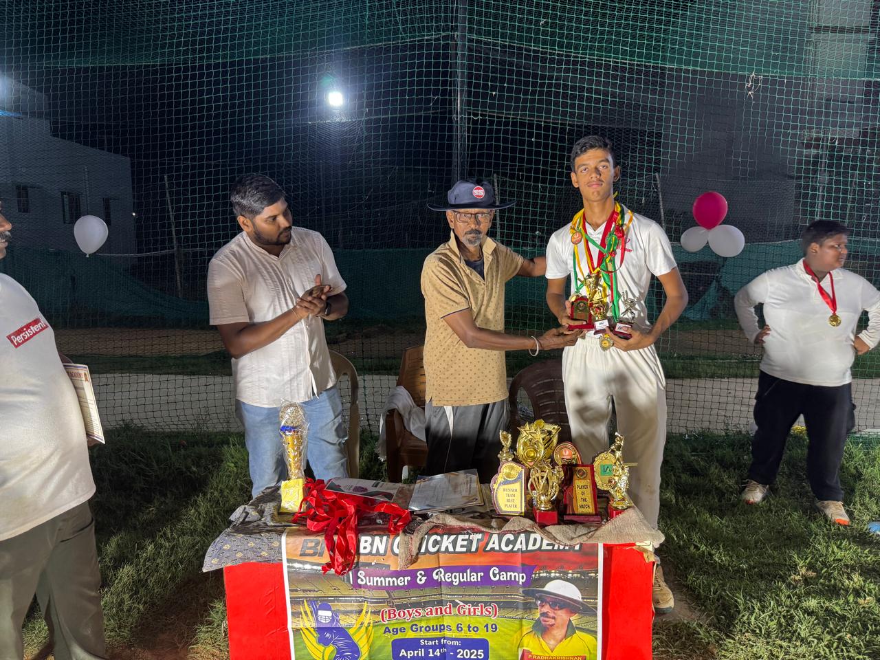 BN Cricket Academy Chennai - Practice Session