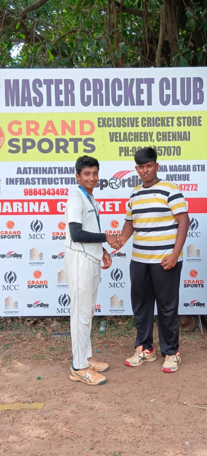 BN Cricket Academy Chennai - Practice Session